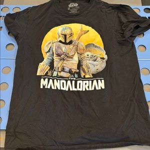Star Wars The Mandalorian Black T-Shirt
